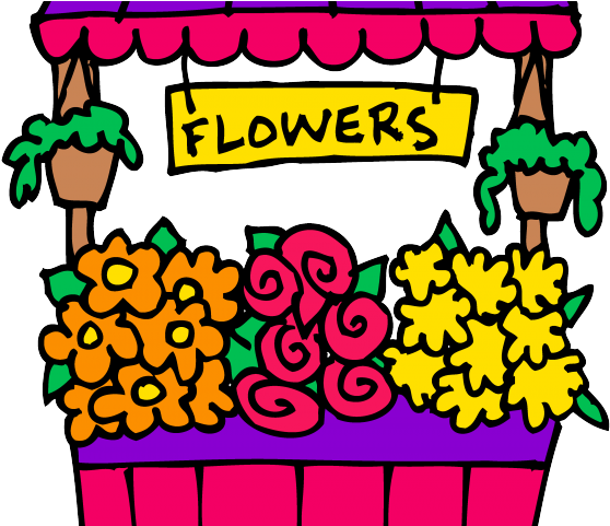 Stands Clipart Clip Art - Flower Shop Png (640x480)