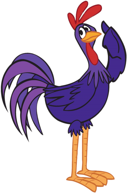 Free Png Download Rooster Tororo Wing Up Clipart Png - Gallinita Pintadita Personajes (480x679)