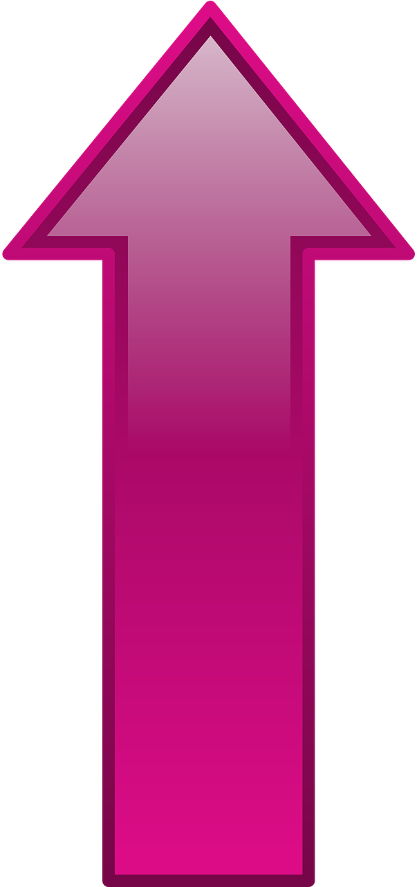 Pink Arrow Pointing Up (640x1280)