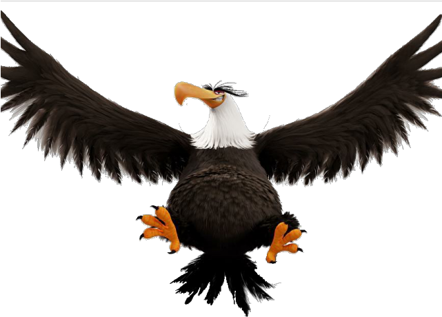 Bird Of Prey Clipart Mighty - Águila Poderosa De Angry Birds (640x480)