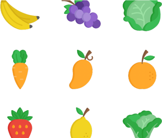 Vegetable Clipart Icon - Fruits And Vegetable Icons Png (640x480)