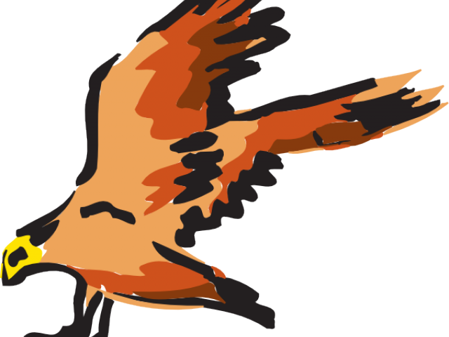 Bird Of Prey Clipart Fly Bird - Clip Art (640x480)