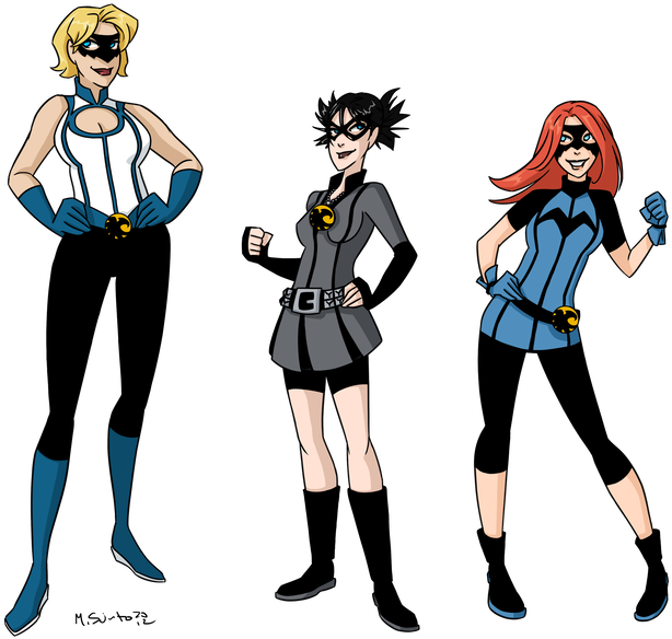 Birds Of Prey Redesigns 3 By Msciuto - Cartoon (800x629)