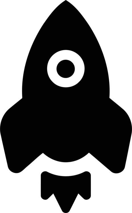 Rocket Silhouette Drawing Cartoon Spacecraft - Ракета Силует (464x750)