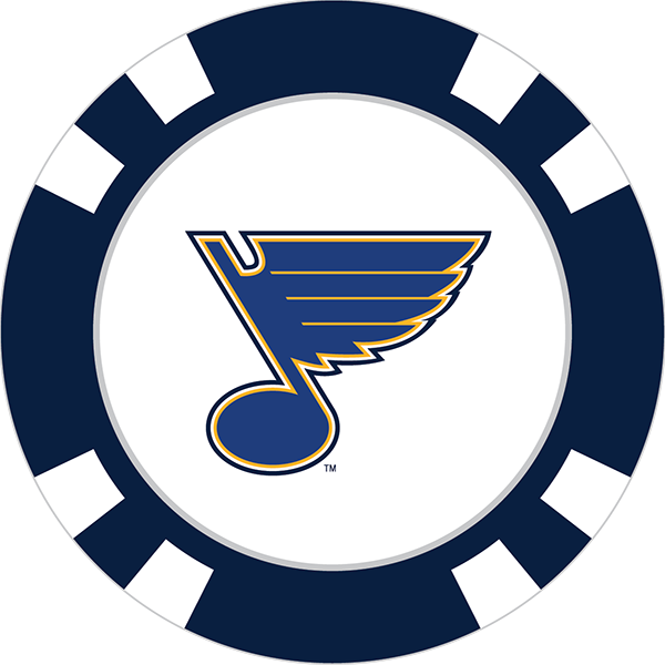 St Louis Blues Poker Chip Ball Marker - Arizona Coyotes Circle Logo (600x600)