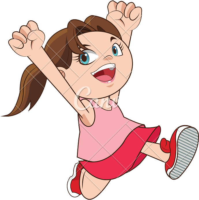 Little Girl Running - You In English Answer (800x800)