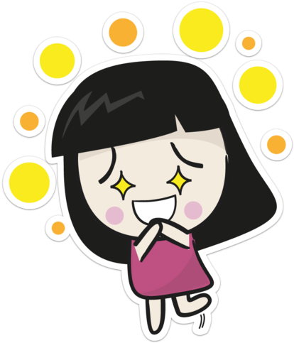 We Hope That You Girls Feel A Little More Inspired - Free Cute Stickers Png (520x520)