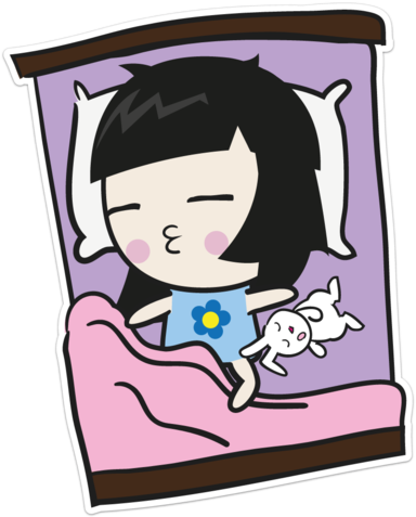 How Am I So Tired On A Monday Hahahaha - Cartoon (520x520)