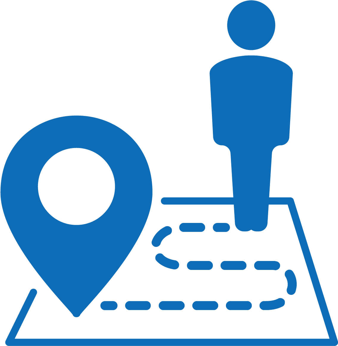 Marketing Clip Art Transparent Background - Blue Journey Icon (1383x1471)