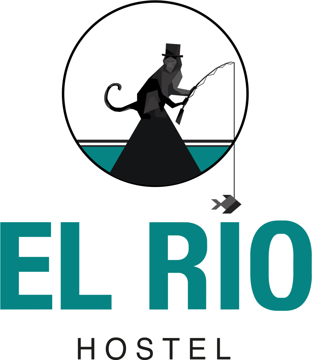 Where The Wild Things Are Silhouette Png , Png Download - El Rio Hostel Logo (994x1148)