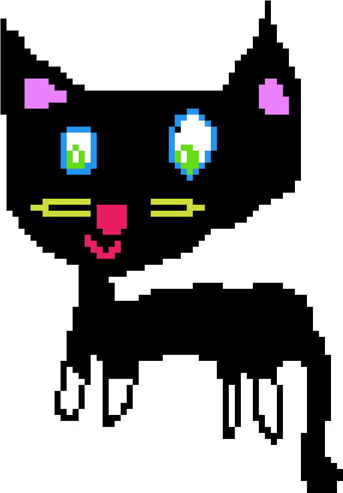 The Black Cat By Wild-things - Illustration (1200x1200)