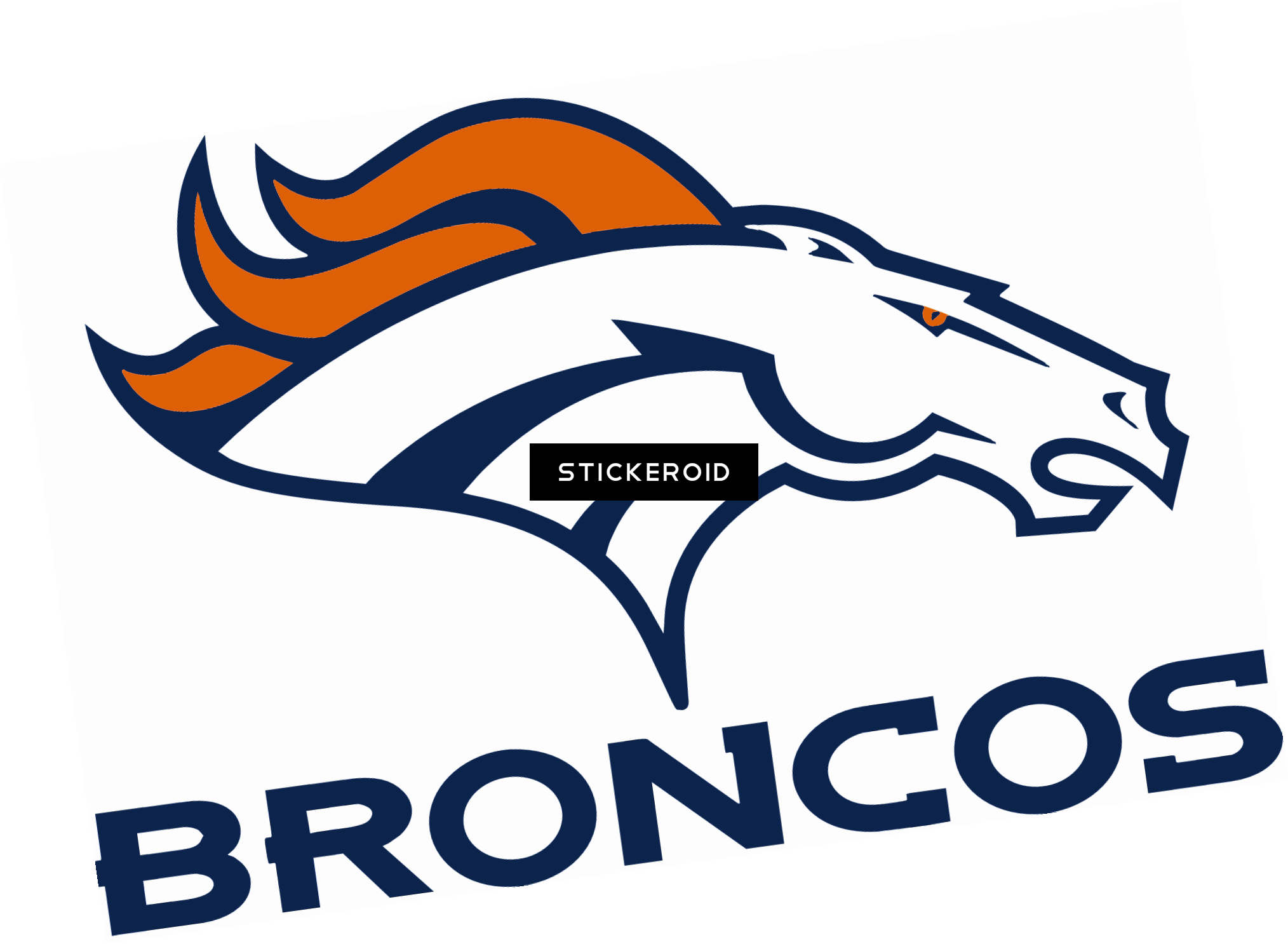 Denver Broncos Pic Football - Denver Broncos Logo Small (2028x1486)