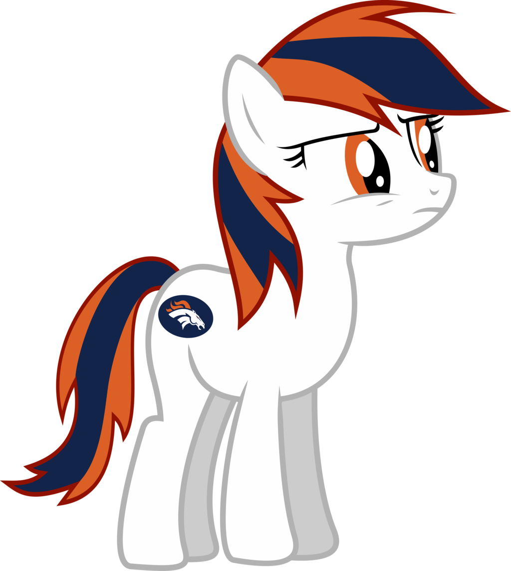 American Football, Artist - Broncos De Denver Pony (1024x1143)