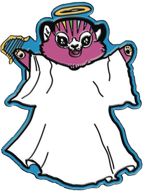 Holy Kitten Enamel Pin - Holy Kitten (473x628)