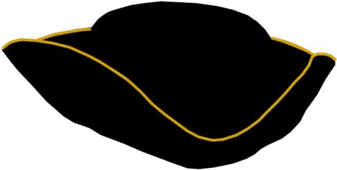 Hat Clipart Revolutionary War - Three Cornered Hat No Background (640x480)