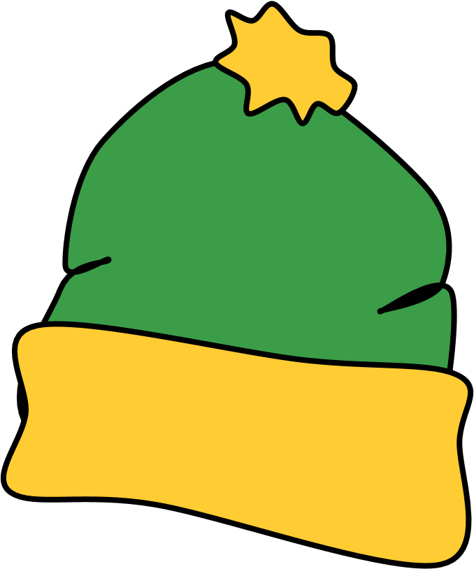 Hat, Winter, Green, Yellow, Style 2, - Hat, Winter, Green, Yellow, Style 2, (816x1056)