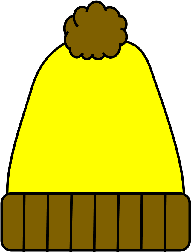 Hat, Winter, Yellow, Style 3, - Hat, Winter, Yellow, Style 3, (816x1056)