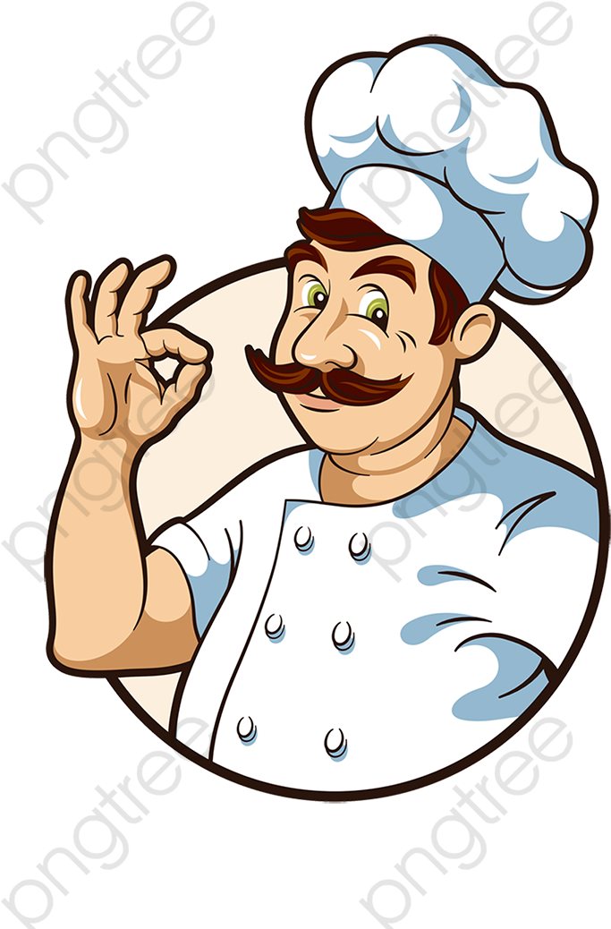 Creative Chef Cartoon Character Pictures Png Clipart - Chef Clipart Png (795x1112)