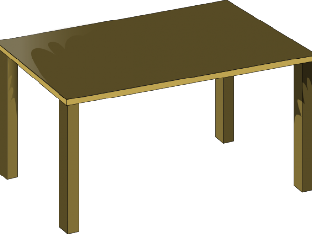 School Table Cliparts - Table Clip Art (640x480)
