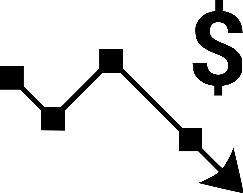 Economic Down Crisis Graph Svg Png Icon Free Download - Financial Crisis Png (980x778)