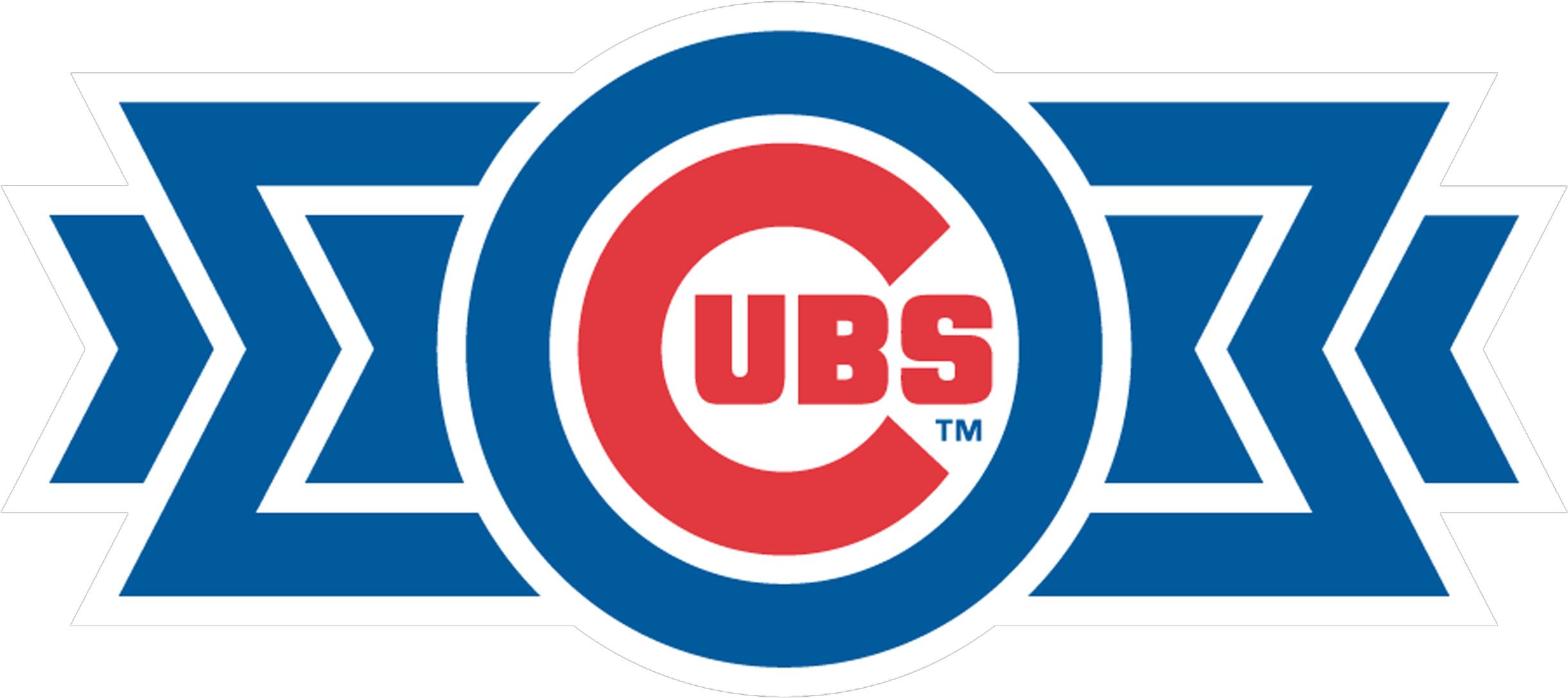 Chicago Clipart Major - Chicago Cubs (2500x1182)