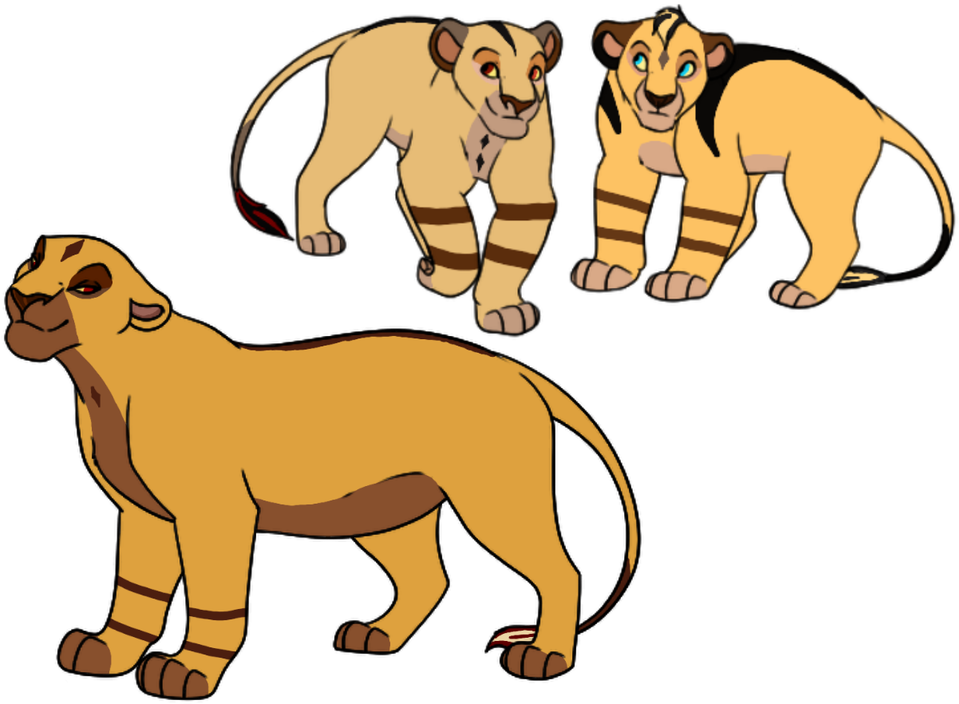 Pregnant Lioness Cubs By Piperspts - Pregnant Lioness Cubs By Piperspts (1024x748)