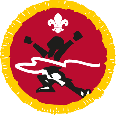 Athletics Activity Badge - Cubs Badges (400x397)