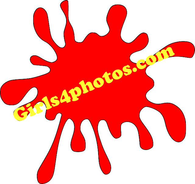 Photohunterblog - Red Paint Splatter Clip Art (640x605)