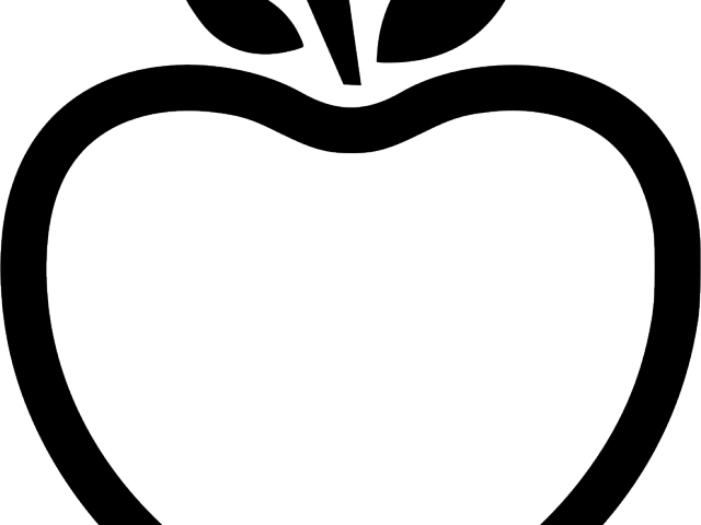 Apple Fruit Clipart Svg - Heart (640x480)