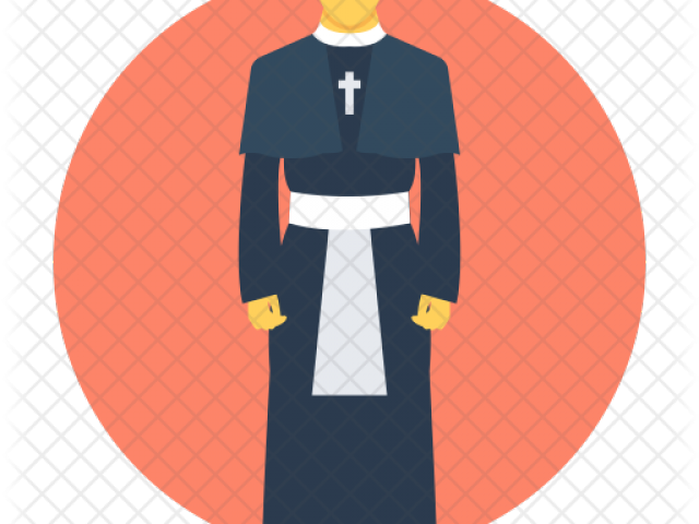 Religious Clipart Pastor - Transparent Priest Icon (640x480)