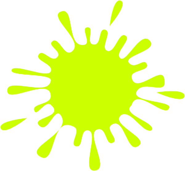 Ink Splash - Paint Splat Vector Png (600x554)