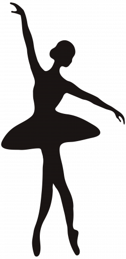 Ballet Dancer Silhouette Png (250x514)