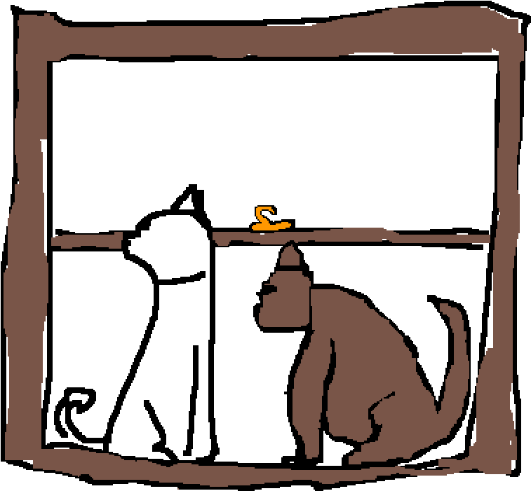 Cyranio And Ewok - Cat Jumps (1000x1000)