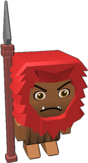 Here's An Ewok From Star Wars Ep 6, It Is The Red One - Cartoon (768x768)