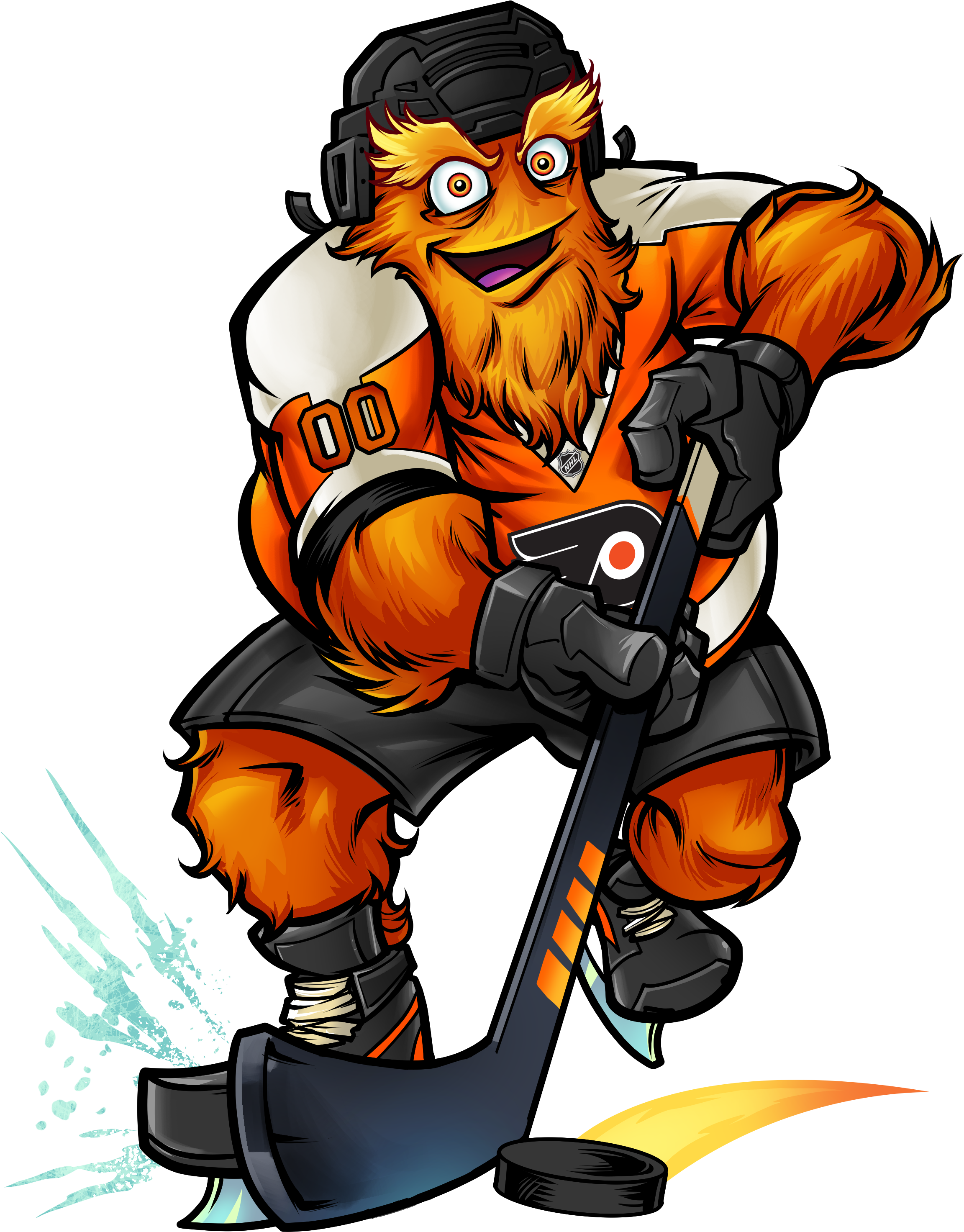 Gritty Brian Allen - Gritty Mascot Concept Art (2378x2973)