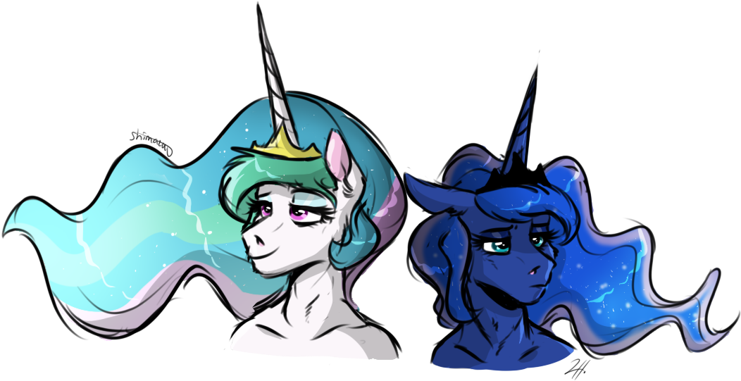 Royal Sisters By Shimazun - Illustration (1150x600)