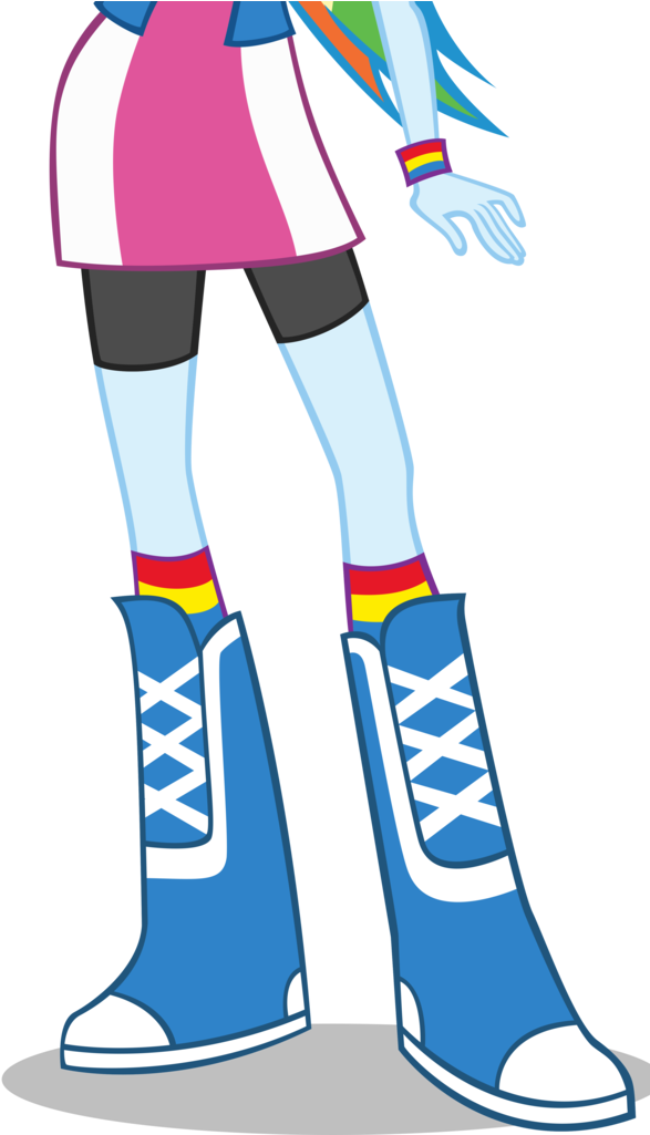 Absurd Res Artist Teentitansfan Boots Clothes Ⓒ - Mlp Equestria Rainbow Dash (621x1024)