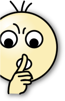 Fingers Clipart Lip - Pssst Smiley (640x480)