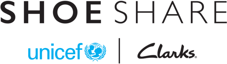 Unicef / Clarks Shoe Share Scheme - Clarks Unicef Shoe Share (750x212)
