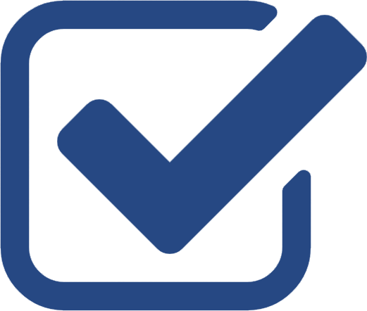 Product Development Updates - Blue Check Mark Png (521x442)