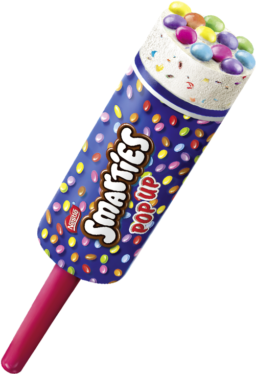 Smarties Candy Clip Art - Smarties Pop Up Ice Cream (600x731)