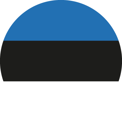 Est - Estonia Flag Circle Png (400x400)