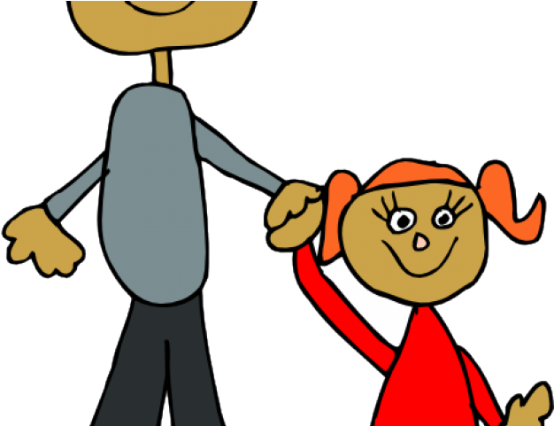 Father Daughter Clipart - Dad And Daughter Clipart (640x480)