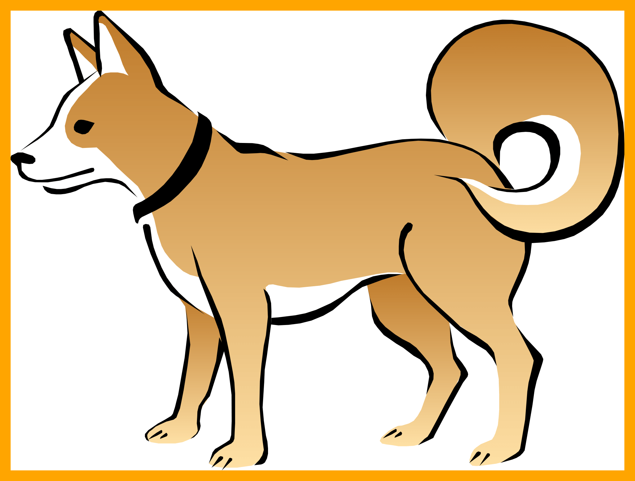 Free Clip Art Wolves - Dog Clipart Png (2047x1551)