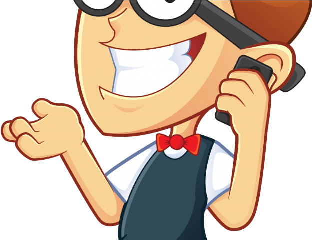 Geek Clipart Nerdy - Thinking Man Cartoon Png (640x480)