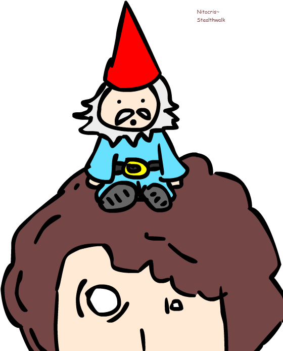 Lol Gnome Attack) - Cartoon (600x700)