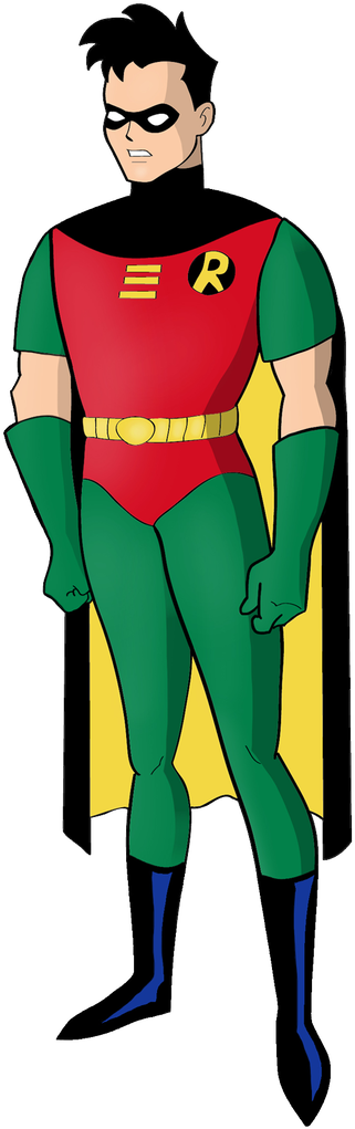 Robin By Dawidarte - Batman The Animated Series Robin Png (685x1166)