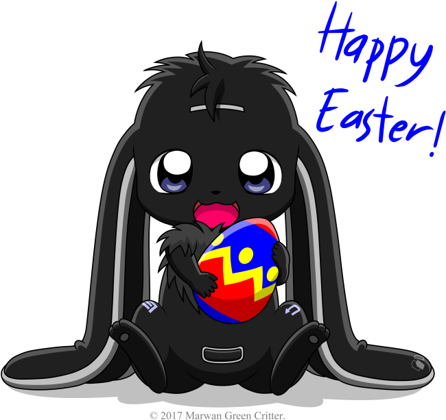 Glenn's Happy Easter - Cartoon (800x800)