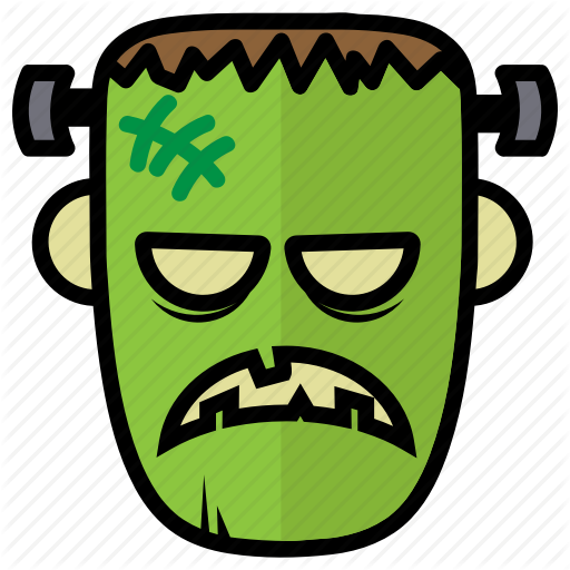 Frankenstein Clipart Ghost - Illustration (512x512)