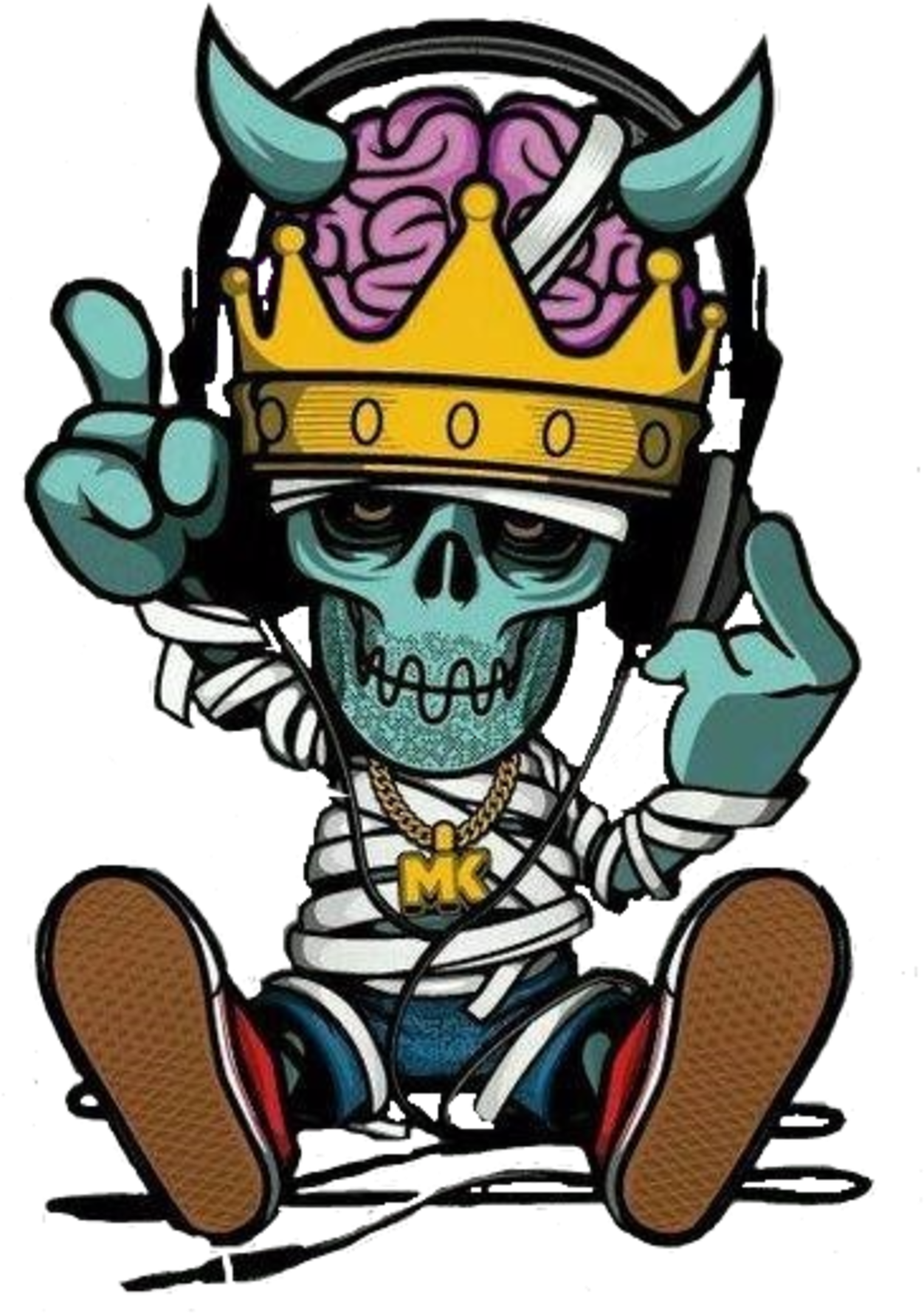 1296 X 1800 4 - Skull Animasi (1296x1800)